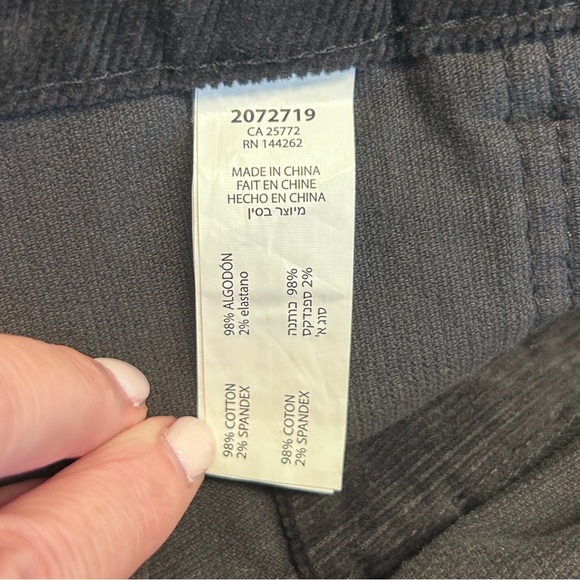 NWT Dex Black Naomi High Rise Flare Corduroy Pants Women’s Plus Size 20 - Picture 9 of 10